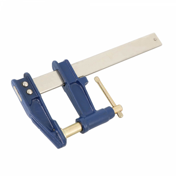2 Serre-joints à Pompe 30 Cm – Acier Galvanisé, Puissance 900 Kg, Frein Anti-glissement
